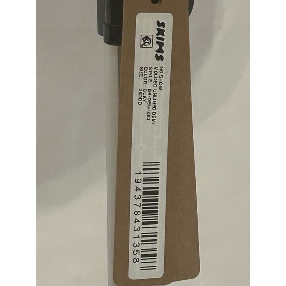 NWT Skims No Show Unlined Demi Bra in Clay size 36DDD - Picture 2 of 5